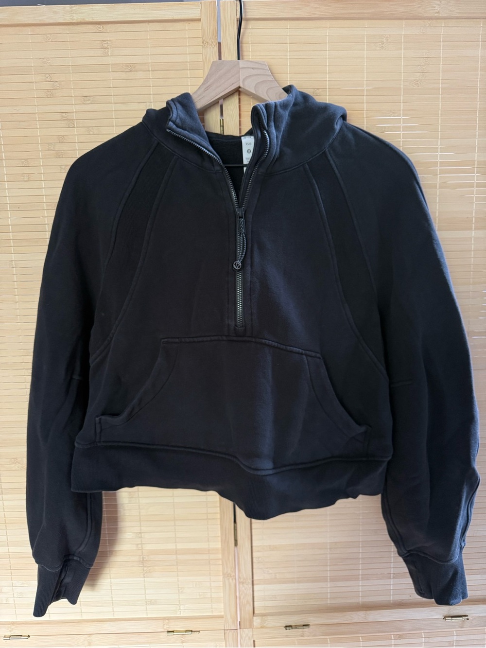 Lululemon Scuba Half Zip Hoodie XS/S Black